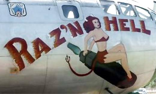 pinup girls on WW11 bomber planes